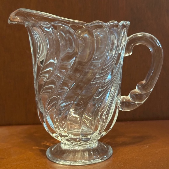 Fostoria Other - Fostoria Colony swirl pattern clear glass pitcher